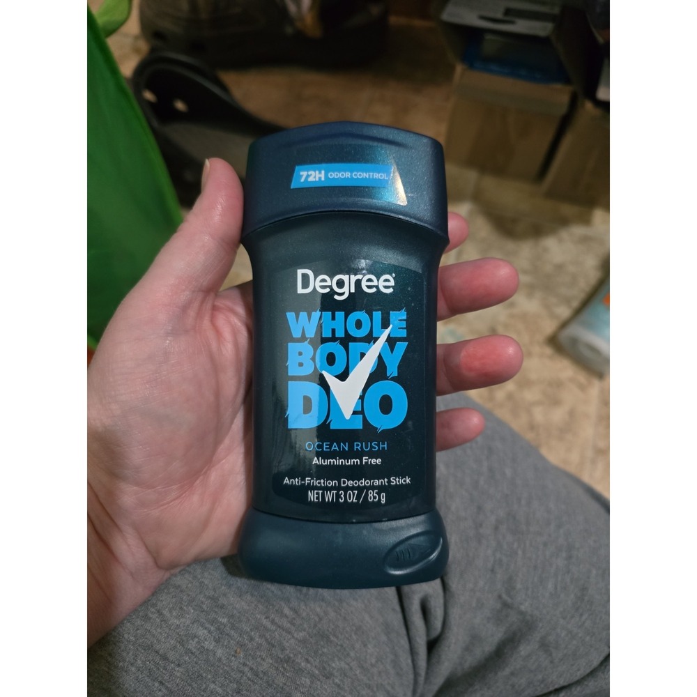 Degree Men Whole Body Deodorant Stick, Ocean Rush Scent Aluminum Free New